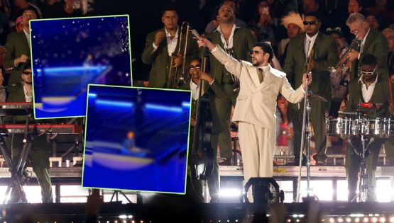 Bad Bunny en México: El cantante sufrió una caída en su primer concierto en la CDMX | VIDEO