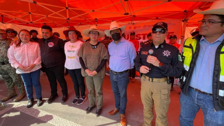 Azucena Cisneros da banderazo al Operativo Guadalupano Peregrino Seguro en Ecatepec