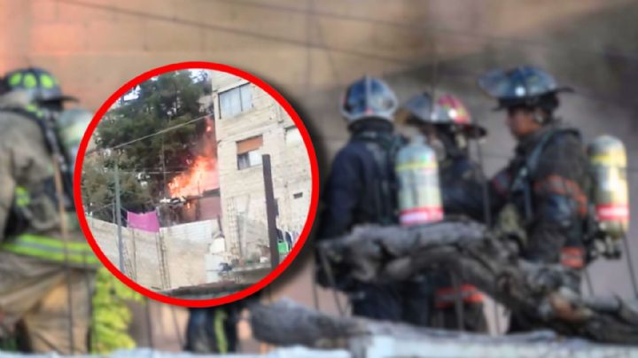 Fuerte incendio moviliza a cuerpos de emergencia en Huixquilucan, Edomex | VIDEO