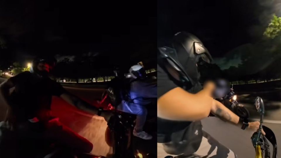 Dos motociclistas sufrieron intento de robo en Colombia, pero así repelieron a los delincuentes a tiros.