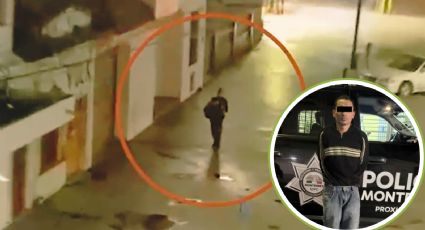 VIDEO | Así fue la detención de un hombre tras robo de cosméticos de bodega del centro de Monterre