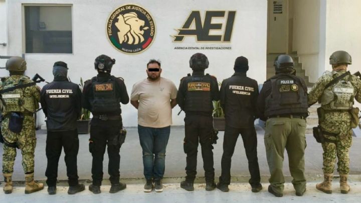 Arrestan a presunto secuestrador en Escobedo; llevaba droga al momento de su detención