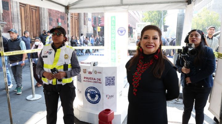 Inicia alcoholímetro navideño en la CDMX