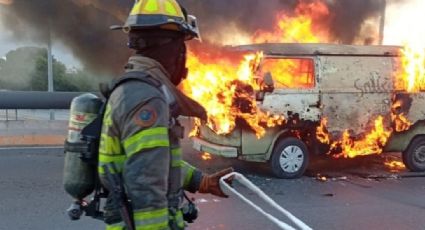 Músico pierde su combi tras incendio en Morones Prieto