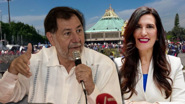 Noroña critica a Kenia López Rabadán por visitar la Basílica de Guadalupe y genera polémica