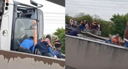 Camión urbano vuelca en Apodaca, Nuevo León y se reportan al momento 8 personas sin vida.