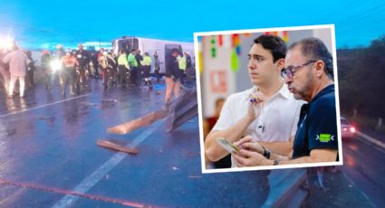 Alcalde de Apodaca se pronuncia tras el terrible accidente de un camión urbano en Miguel Alemán