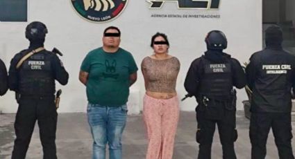 Detienen a pareja con más de 100 dosis de droga en calles de Monterrey