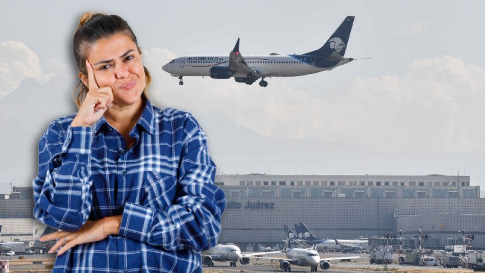 Como ocurre a diario, el tablero oficial del AICM se convirtió en la principal herramienta para pasajeros y acompañantes.