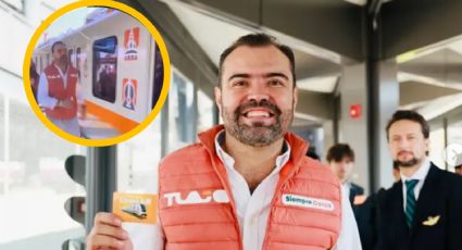 Alcalde de Tlajomulco protagoniza momento viral al quedarse fuera del Tren Línea 4 | VIDEO