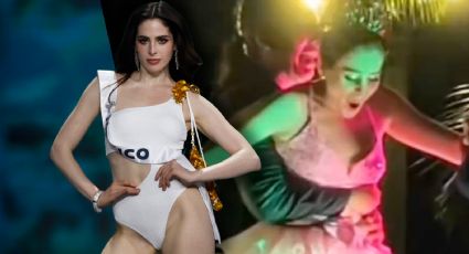 VIDEO | Así bajaron a la Miss Universo Fátima Bosch de escenario en celebración en Tabasco