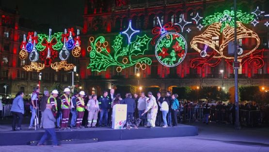 Iluminan la Ciudad con mosaicos lumínicos navideños