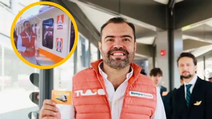 Alcalde de Tlajomulco protagoniza momento viral al quedarse fuera del Tren Línea 4 | VIDEO