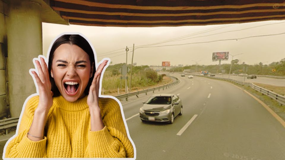 El accidente de un tractocamión sobre el Bulevar Miguel de la Madrid provocó el cierre de carriles y largas filas de vehículos rumbo al Aeropuerto de Monterrey, en Guadalupe.