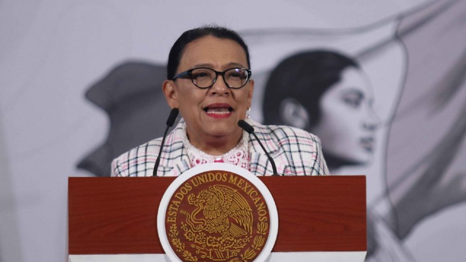 Rosa Isela Rodríguez, secretaria de Gobernación.