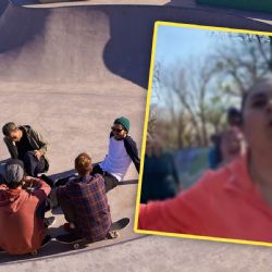 VIDEO | Lady Zumba: Mujer golpea a joven que reclamaba espacio en skatepark y se vuelve viral