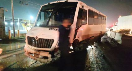 Colapsa vialidad tras accidente en carretera a Monclova en Escobedo