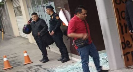 Provocan feministas destrozos en sede del TSJ en avenida Sullivan