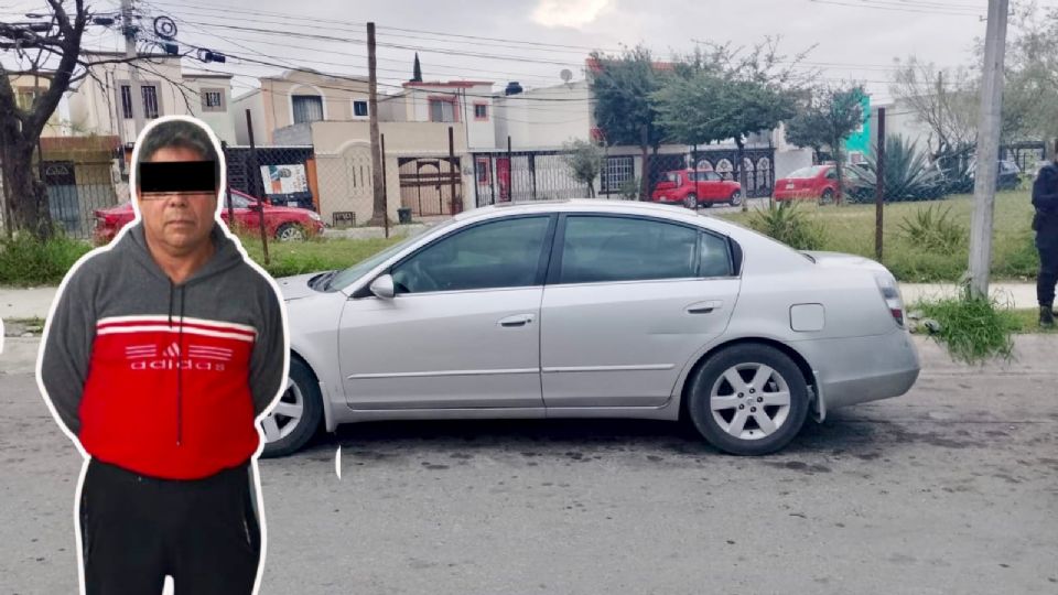 El vehículo con reporte de robo fue detectado por cámaras del C4 y asegurado durante un operativo de la Policía de Guadalupe en la colonia Sierra Morena.