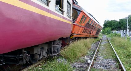 Descarrilamiento de tren provoca cierres viales en el Centro de Monterrey