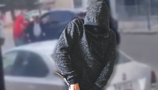 Roban a mano armada en plena luz del día a un ciudadano en Puebla | VIDEO