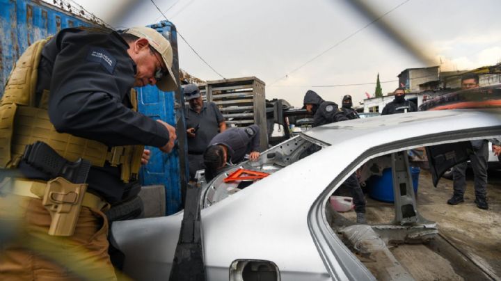Operativo Cazador II: Aseguran tonelada y media de autopartes en CDMX