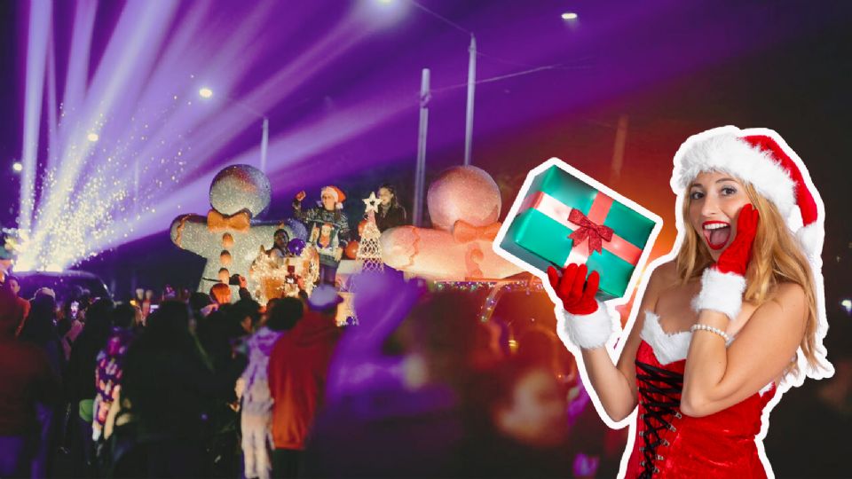 Carros alegóricos iluminados y personajes navideños formarán parte del Macrodesfile Navideño que recorrerá la avenida Manuel Ordóñez en Santa Catarina.