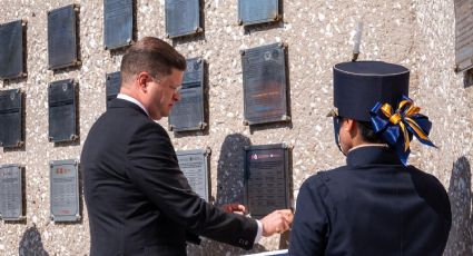 Rinden homenaje a cinco policías que murieron en cumplimiento de su deber en 2025