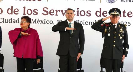 Harfuch encabeza ceremonia por el 107 aniversario de los servicios de inteligencia