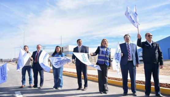 Maru Campos inaugura prolongación de avenida Las Torres en Ciudad Juárez