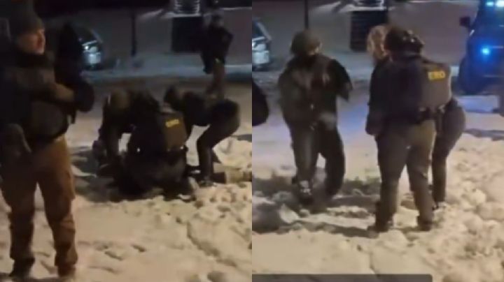 VIDEO | Agentes de ICE someten a mujer en Minneapolis tras cuestionar operativo