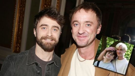 Tom Felton sorprende a Daniel Radcliffe en Nueva York: Fotos del reencuentro