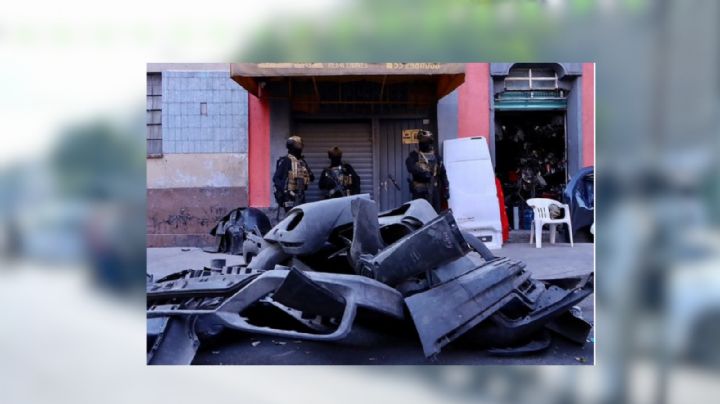 Golpe al mercado negro: CDMX asegura más de 1,800 toneladas de autopartes ilegales en megaoperativo
