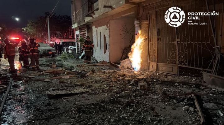 Tras explosión por pirotecnia en Pesquería, familia sufre robo de 140 mil pesos