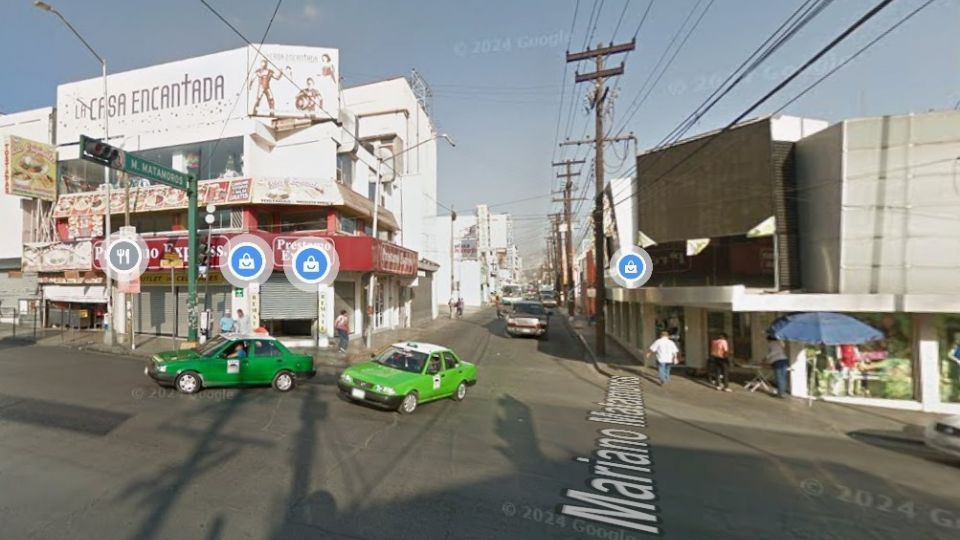 Avenida Juárez y Matamoros, Centro de Monterrey.