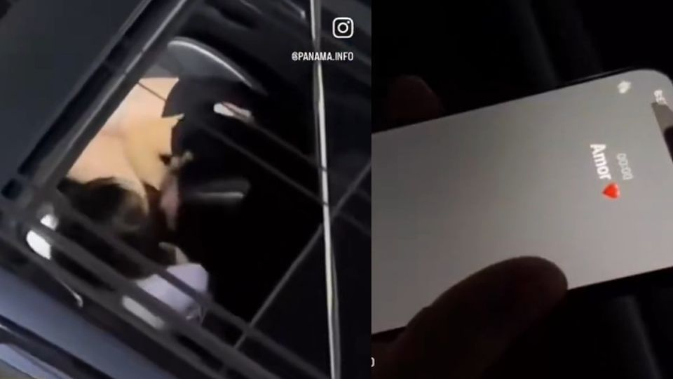 Hombre graba a su esposa con el amante afuera de su propia casa