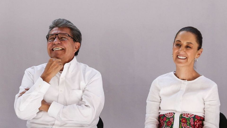 Ricardo Monreal y Claudia Sheinbaum.