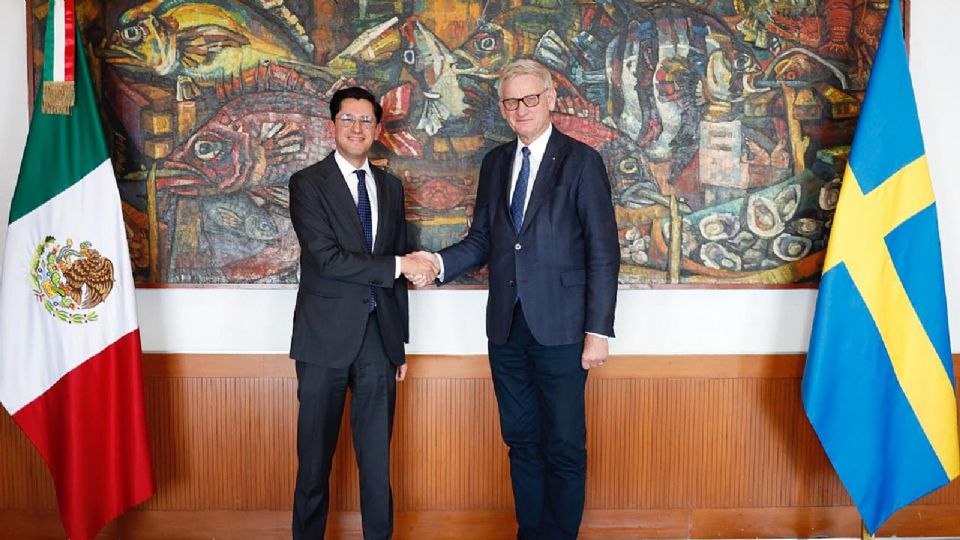 Roberto Velasco recibió a una  delegación del Grupo Wallenberg.