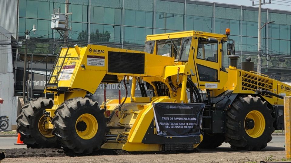 La SICT ha entregado 16 trenes de repavimentación.