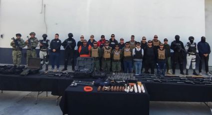 Detienen a 17 hombres armados tras activación del Operativo Muralla en Montemorelos