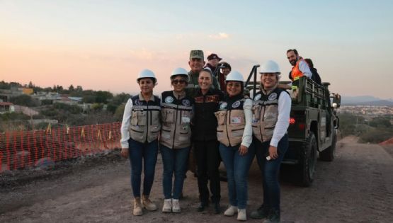 Tren México–Querétaro alcanza ocho por ciento de avance, informa Sheinbaum