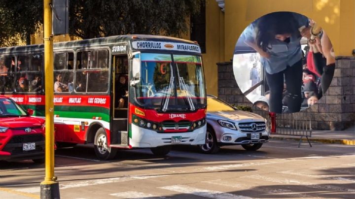 VIDEO | Mujer pasa por encima de pasajeros para cobrarles su pasaje y su reacción se hace viral