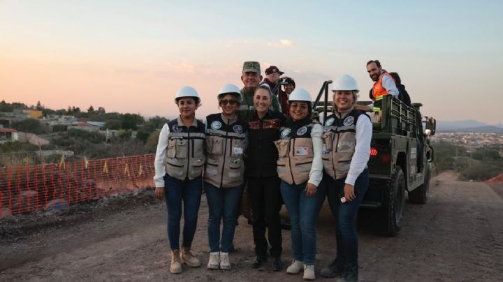 Tren México–Querétaro alcanza ocho por ciento de avance, informa Sheinbaum