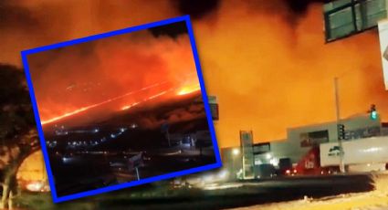 VIDEO | Se registra enorme incendio en inmediaciones de parque industrial de Aguascalientes