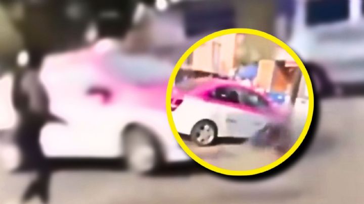 VIDEO | Taxista arrolla a vecinos de la colonia Moctezuma tras pelea por un 'diablito' eléctrico