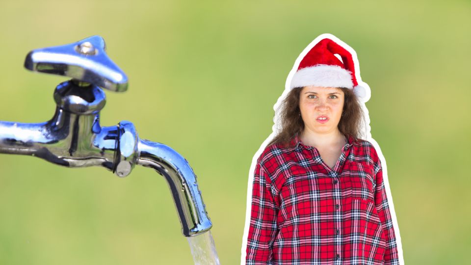 Trabajos de reparación en una tubería general dejaron sin agua a tres colonias de Guadalupe en víspera de Nochebuena.