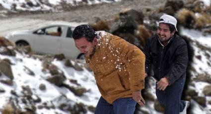 El Cofre de Perote se cubre de blanco tras la primera nevada de la temporada