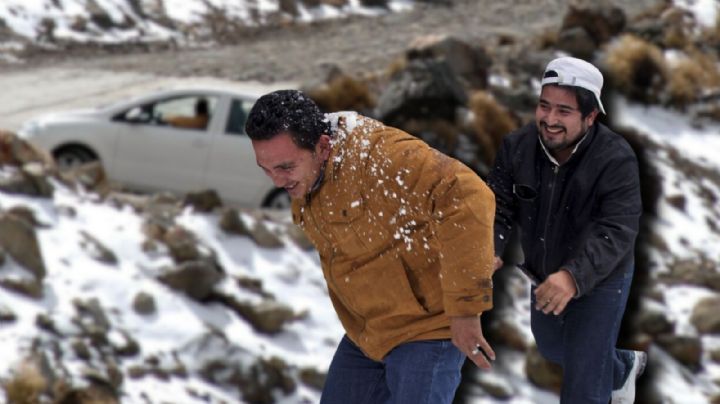 El Cofre de Perote se cubre de blanco tras la primera nevada de la temporada