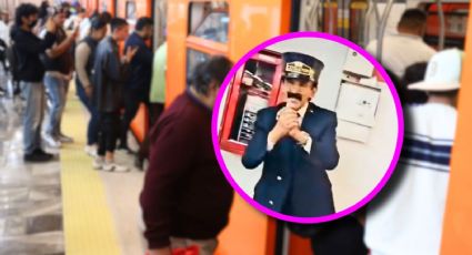VIDEO | Conductor del Metro CDMX en Línea 3 se disfraza de 'El Expreso Polar' y se vuelve viral