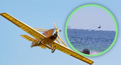 VIDEO | Se desploma una avioneta enfrente a playa de Río de Janeiro, Brasil